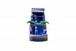 19ft Purple Crush Single Lane Water Slide