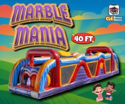 40ft Marble Mania Obstacle Course